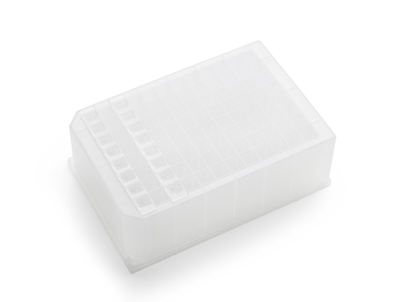 96-6009 - 96 Square Well Plates, PP, V, 2mL, 50/pk